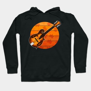 Fall Mandolin Mandolin Autumn Thanksgiving Hoodie